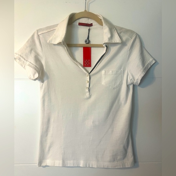 Carolina Herrera Women fit T-shirt, White, NEW size Small